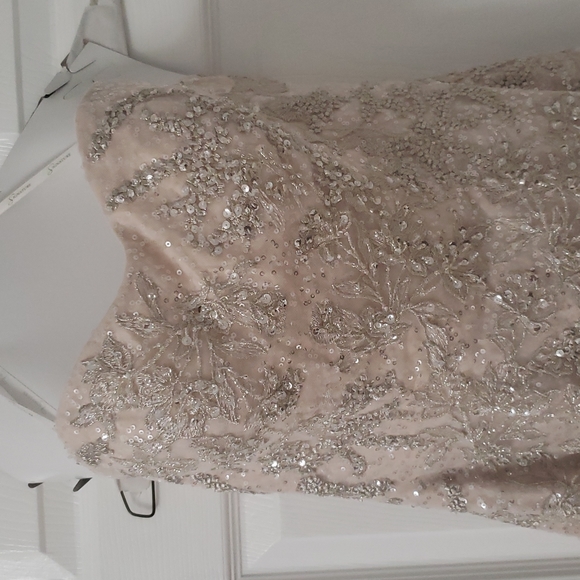 champagne colored Wedding dress - Picture 4 of 7